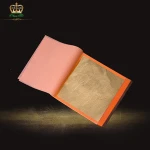 Italy flat gold leaf with interpaper suitable for decorate ceiling and furniture