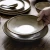 Import Japanese deep dish vegetable ceramic household plate creative salad plate hotel tableware dinner plate from China