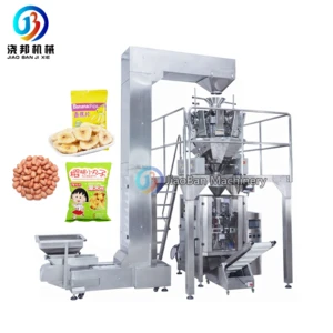 JB-420Z Automatic packaging machine for roasted peanuts with multi heads weigher