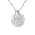 Import jewelry OEM Moon 925 sterling silver necklace with pendant rose gold rhodium jewelry necklace Jewelry Manufacturer from China