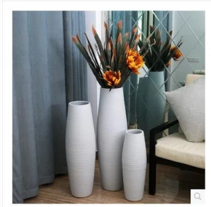 Jingdezhen cheap floor vase porcelain ceramic vase for hotel decor