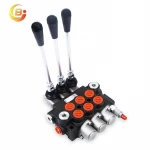 Junbao 3 Spool P40 Tractor Double Acting Spring Return Hydraulic Monoblock Directional Control Valve