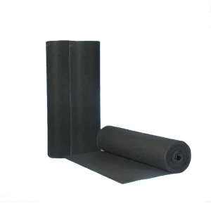JunWei Rolled synthetic fibers Activated Carbon Fiber Fabric Felt black 350g 480g