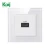 Import KAIJ Tempered Glass panel HDMI socket with plug Socket Power Outlet wall socket from China