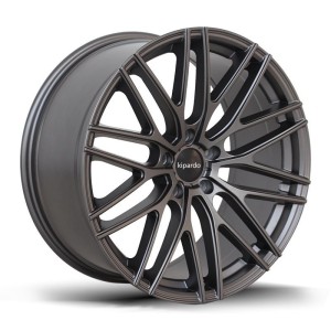 Kipardo Alloy Wheels 18 Inch 19 Inch 20 Inch Muti-Spokes Black Color Finishing