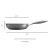 Import Kitchen frying pan honeycomb layer non-stick honeycomb coating frying pans from China