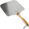 Kitchen Supply  Aluminum Pizza Peel with Foldable Wood Handle