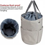 Knitting Needles Yarn Knitting Tote Bags Crocheting Bag Travel Project for Knitting Needles Knitting Needles Bag