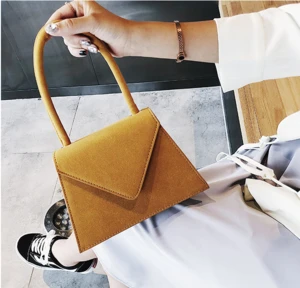 Korean New Trendy Adjustable Long Handle Fashion Mini Suede Women Handbag