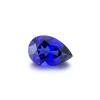 Lab created blue sapphire loose gemstones for jewelry making Pear Shape 1 ct, 2 ct in stock