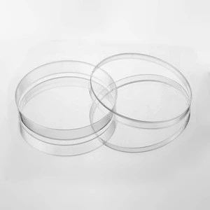 Lab plasticware disposable polyethylene round shape 9cm plastic petri dishes