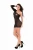 Import Ladies One Shoulder body stocking Mini net Dress from China