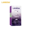 LANBENA Teeth Whitening Strips For Night Oral Hygiene Teeth Veneers White Strips Removes Plaque Stains Easy Carry 7 Pairs 1 Box