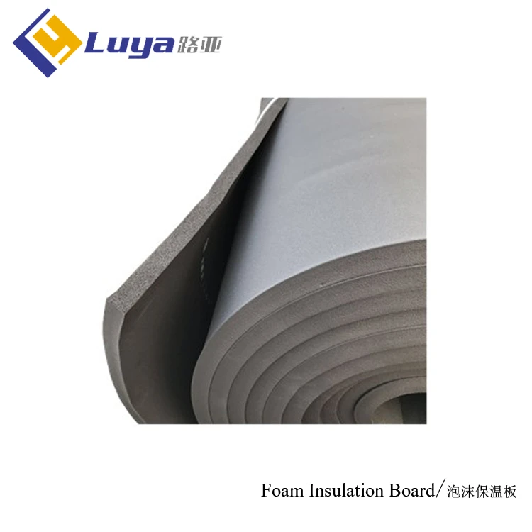 Large-scale pipe insulation material ex-factory price 1.2m wide foam rubber insulation board