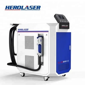 Laser rust and oil stain remover  for construction industry  laser cleaning machine 100/200/500 watts