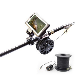 Laudtec Portable Telescopic Fishing Rod Reel with Visual Camera Sea_Fishing_Rod
