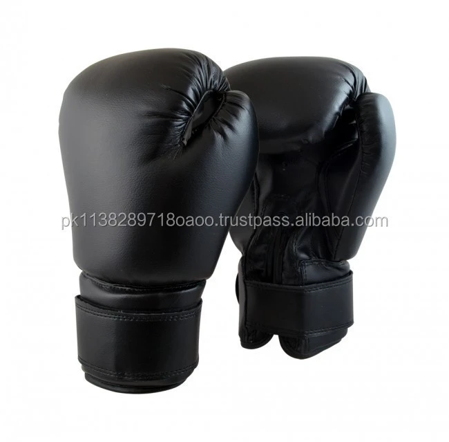 Leather boxing gloves