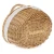 Import Linshu Factory Eco-friendly Natural Oval Wine Wicker Picnic Basket with Handle from China