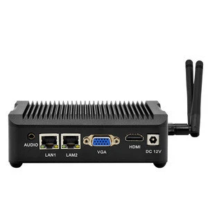 Linux Embedded Boards 4G 120G Barebone Industrial Mini PC Computer Case With 6 USB