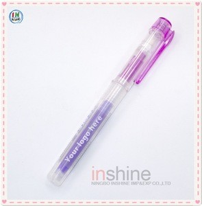 Liquid Ink Highlighter Chisel Tip Marker Pen , Liquid Highlighter Ink Pen Markers