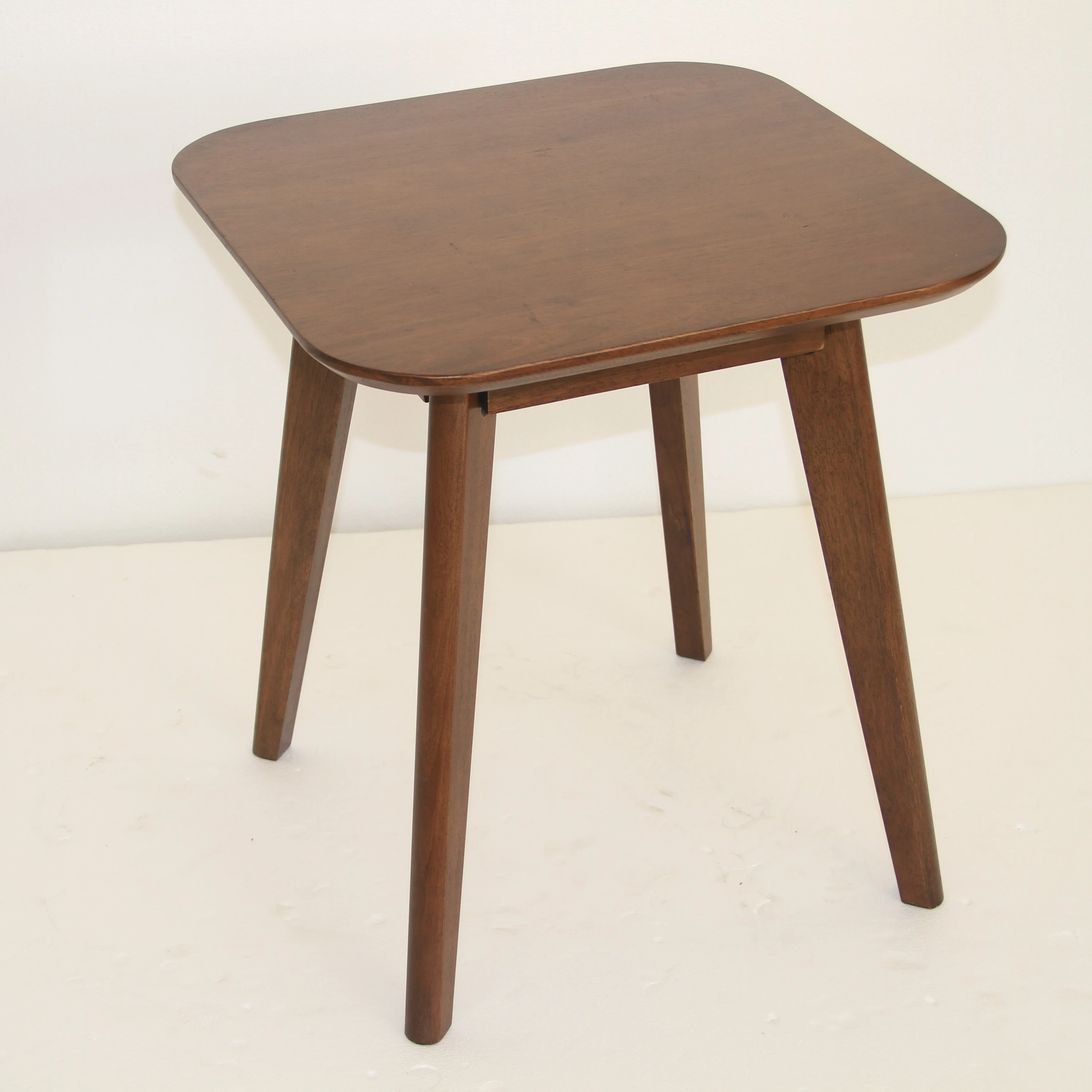Living room furniture rubber wood walnut coffee tea table