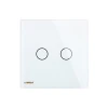 LIVOLO VL-C702S-11 Fashion Electrical Touch Switches glass touch 2 Gang 2 Way touch wall light switch