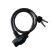 Import Lock Bike Cable Lock  with 2keys Bicycle Lock from China