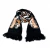 Import Logo custom factory price 100 acrylic knitted football club scarf/knitted adult winter scarf from China