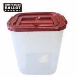 LOGO design customize election ballot box clear plastic box