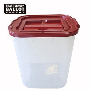 LOGO design customize election ballot box clear plastic box