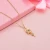Import Longway Best Selling Key  Lock Shape Pendant Chain Necklace Zircon Stainless Steel Jewelry from China