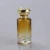 Import luxury colour painting process glass round perfume bottle with perfume cap from China