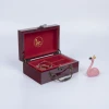 Luxury Custom Lacquer Small Wood Jewelry Gift Box With Handle