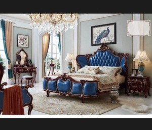 luxury  furniture classic antique reproduction  American french  european style bedroom set