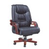 Luxury High Back PU Boss Manager Executive Antique Over Sized Brown Office Faux Reclining Desk Wooden Office Swivel Recliner Genuine Leather Chairs