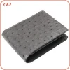 Luxury quality elegant style designer ostrich skin wallet for men