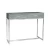 Import Luxury shagreen faux leather console table with stainless steel stand in KD from China
