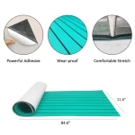 Luxury Waterproof EVA Non Slip Rubber EVA Foam Sheet Decking Yacht Boat Flooring EVA Foam