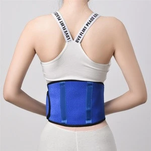 Magnetic waist support and magnetic back support belt with aluminum support bars