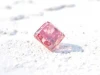 manufacture of fancy intense emerald cut  Pink Lab Created CVD diamond 1ct  loose diamonds