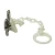 Import Manufacturer Cheap Baby Feeding Supply Baby Pacifier Chain With a Zinc Alloy Clip from China