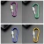 Import Manufacturer factory wholesale camping hiking drifting accessories small mini bag aluminum swivel rotating carabiners hook from China