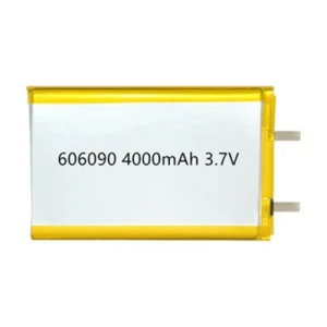 Manufacturer OEM Rechargeable Lithium Polymer Battery 606090 3.7V 4000mAh Battery for Electronic Application