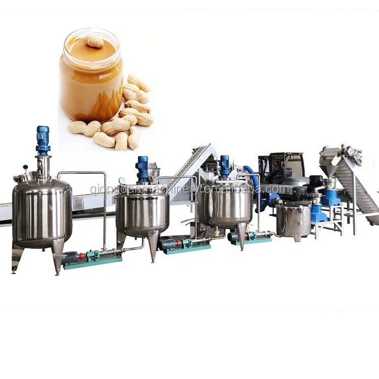 Manufacturers Supply Soybean Milk Grinding Machinery Groundnut Sauce Sesame Paste Making Machine Almonds Butter Production Line