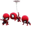 Marvel superhero amazing spider man Q edition peripheral movable model shake head toy car decoration