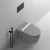 Import matte Grey long shape p-trap sanitario Wall Mounted Toilet Bowl commode wall hung toilet with concealed cistern from China