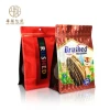 Melon Seeds Dried Fruit Peanuts Eight Sides Shinny Packaging Stand up Flat Bottom Zipper Lock Bag