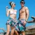 Import men womens custom print sublimated beach shorts swimming trunks quick-dry  pocket with key string boardshorts from China
