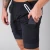 Import Mens 2 in 1 Quick Dry Athletic Gym Board Shorts Workout with Inside Phone Pockets from China