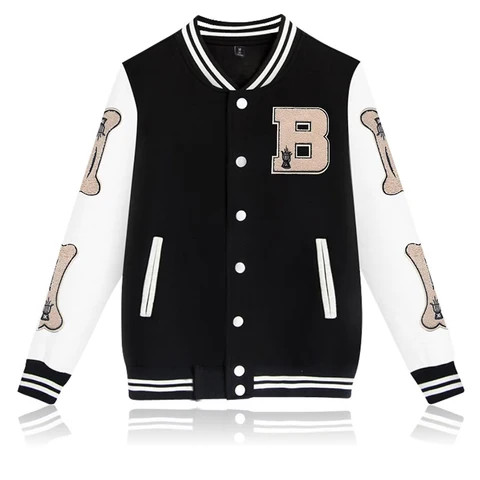 Mens High Street Fashion Brand Oversize Wool Varsity Jacket Custom Loose Knitted Cardigan for Winter Letterman Style